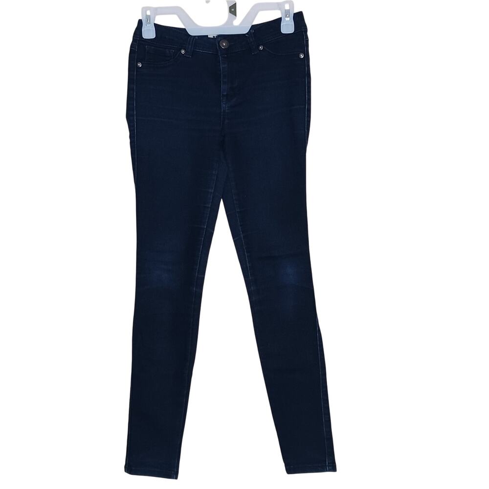 Blue Spice Jeans Womens 1 Blue Slim Low Rise Straight Jegging Denim Pants